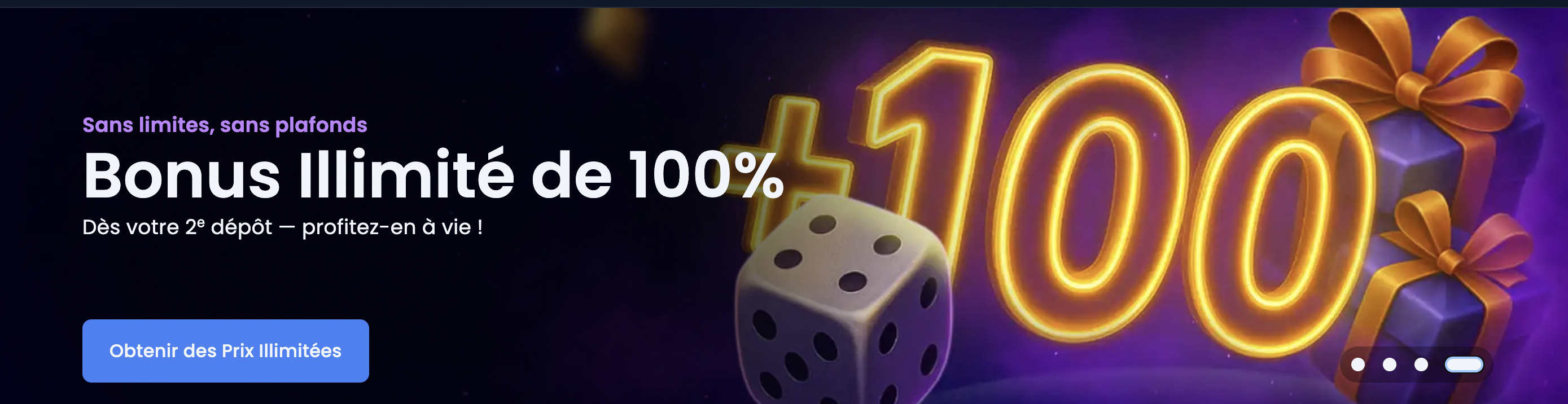 Bonus cashback sur Winthere